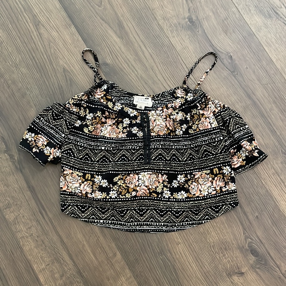 pacsun | floral flowy top